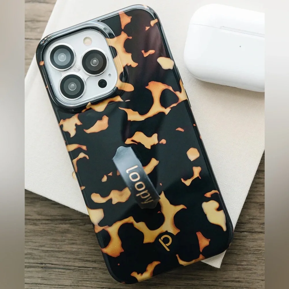 🖤Loopy Case•Tortoise•iPhone 16 ProMax🖤
